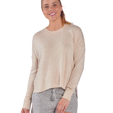 L06 Boxercraft Ladies' Cuddle Soft Boxy Crewneck Sweatshirt