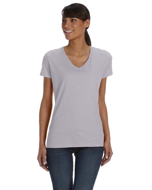 L39VR Fruit of the Loom Ladies' HD Cotton™ V-Neck T-Shirt