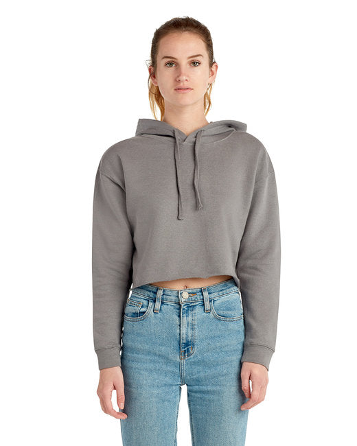 LS12000 Lane Seven Ladies' Cropped Fleece Hoodie