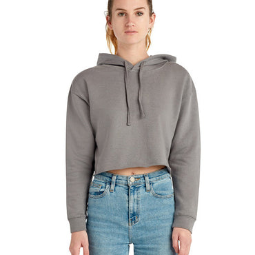 LS12000 Lane Seven Ladies' Cropped Fleece Hoodie