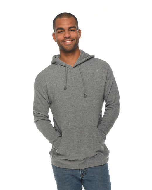 LS13001 Lane Seven Unisex French Terry Pullover Hooded Sweatshirt