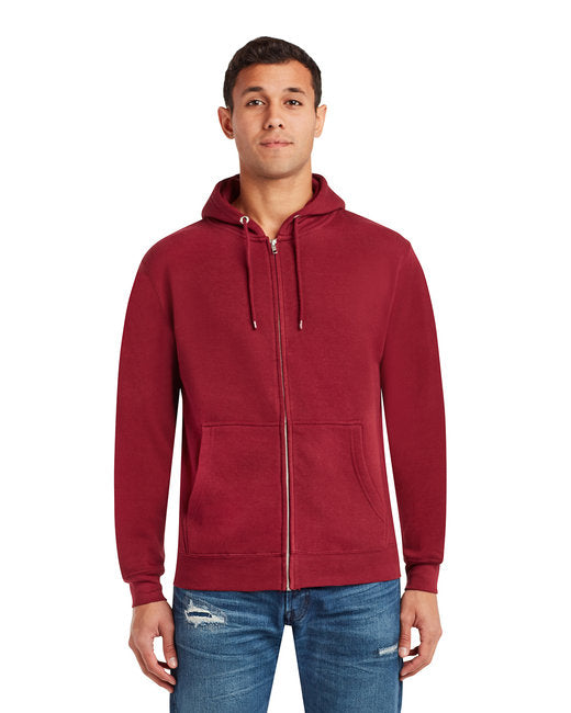 LS14003 Lane Seven Unisex Premium Full-Zip Hooded Sweatshirt