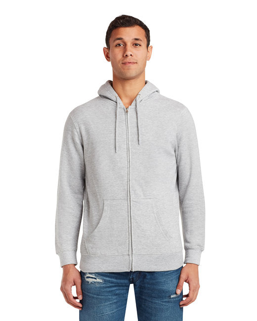 LS14003 Lane Seven Unisex Premium Full-Zip Hooded Sweatshirt