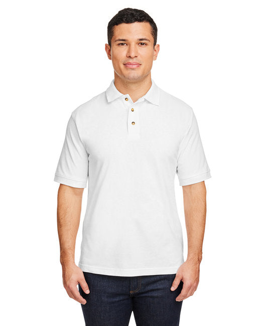 M200 Harriton Men's 6 oz. Ringspun Cotton Piqué Short-Sleeve Polo