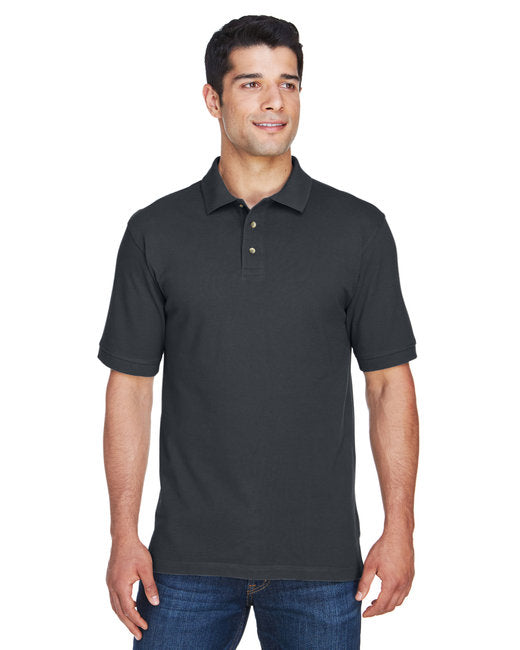 M200T Harriton Men's Tall 6 oz. Ringspun Cotton Piqué Short-Sleeve Polo