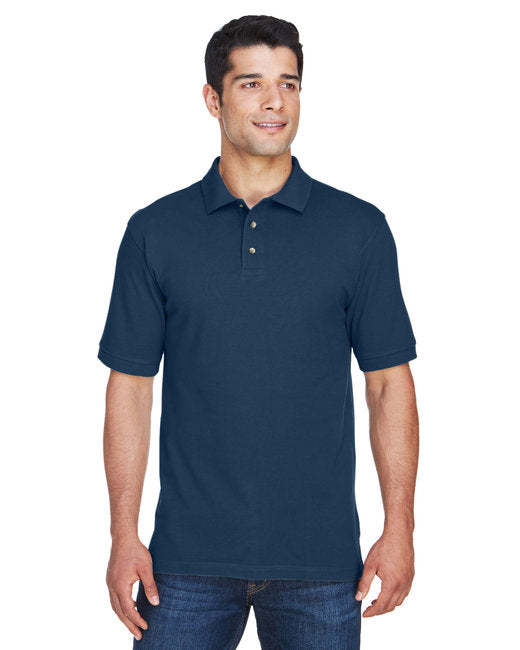 M200T Harriton Men's Tall 6 oz. Ringspun Cotton Piqué Short-Sleeve Polo