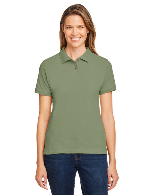 M200W Harriton Ladies' 6 oz. Ringspun Cotton Piqué Short-Sleeve Polo