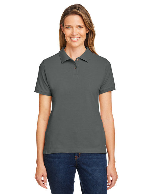 M200W Harriton Ladies' 6 oz. Ringspun Cotton Piqué Short-Sleeve Polo