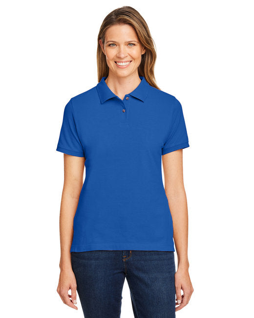 M200W Harriton Ladies' 6 oz. Ringspun Cotton Piqué Short-Sleeve Polo