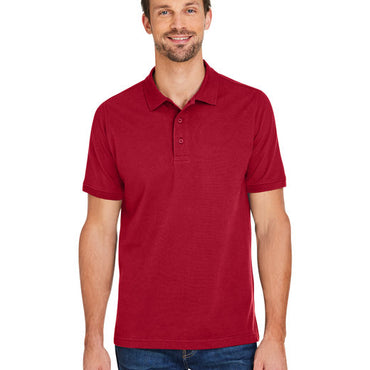 M205 Harriton Men's Valiant Cotton Snag Protect Polo