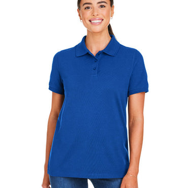 M205W Harriton Ladies' Valiant Cotton Snag Protect Polo