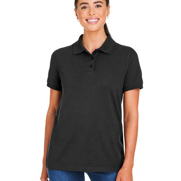 M205W Harriton Ladies' Valiant Cotton Snag Protect Polo