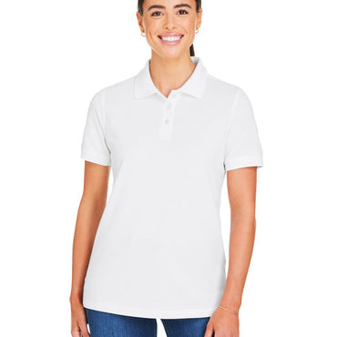 M205W Harriton Ladies' Valiant Cotton Snag Protect Polo