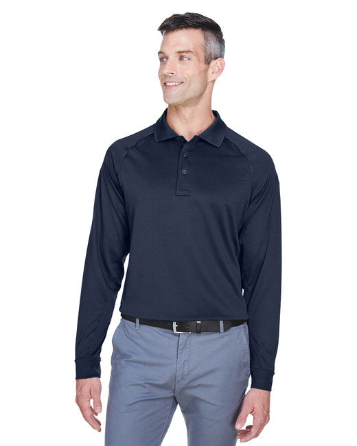 M211L Harriton Men's Advantage Snag Protection Plus Long-Sleeve Tactical Polo