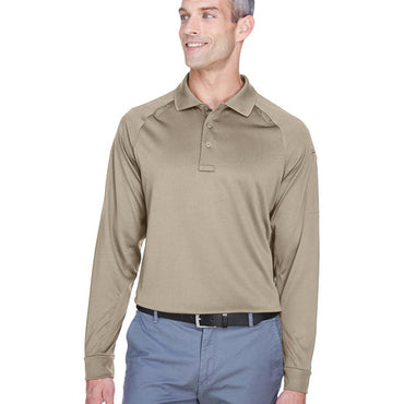 M211L Harriton Men's Advantage Snag Protection Plus Long-Sleeve Tactical Polo