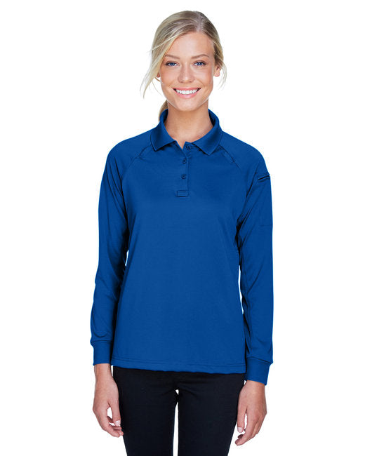 M211LW Harriton Ladies' Advantage Snag Protection Plus Long-Sleeve Tactical Polo