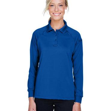 M211LW Harriton Ladies' Advantage Snag Protection Plus Long-Sleeve Tactical Polo