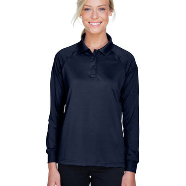 M211LW Harriton Ladies' Advantage Snag Protection Plus Long-Sleeve Tactical Polo