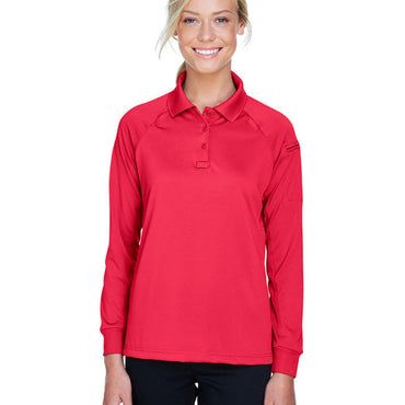 M211LW Harriton Ladies' Advantage Snag Protection Plus Long-Sleeve Tactical Polo