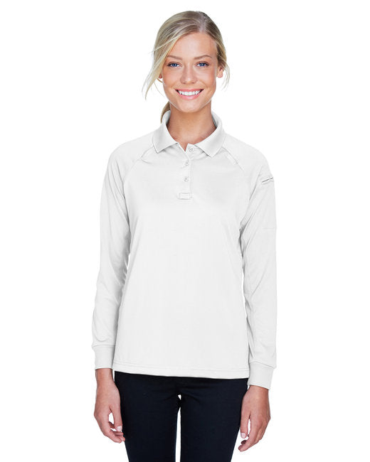 M211LW Harriton Ladies' Advantage Snag Protection Plus Long-Sleeve Tactical Polo