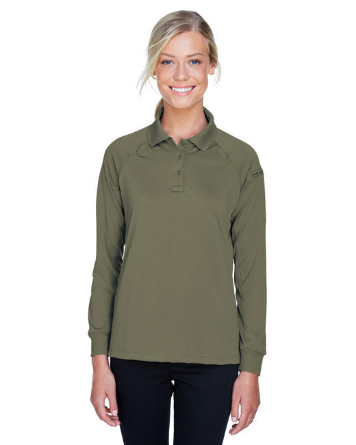 M211LW Harriton Ladies' Advantage Snag Protection Plus Long-Sleeve Tactical Polo