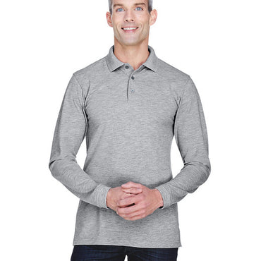 M265L Harriton Men's 5.6 oz. Easy Blend™ Long-Sleeve Polo