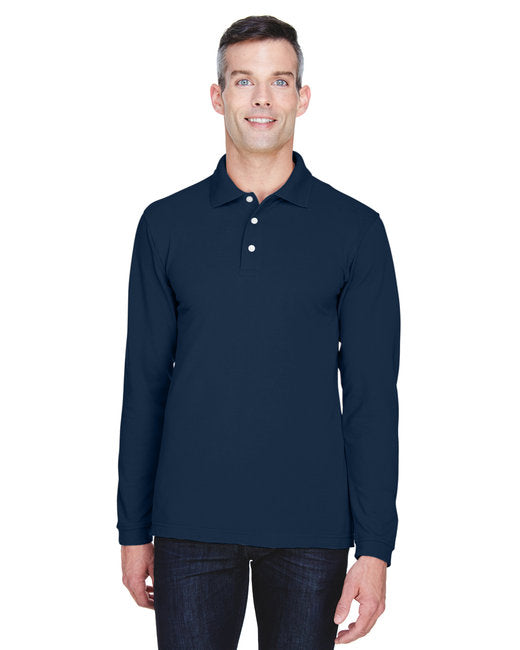 M265L Harriton Men's 5.6 oz. Easy Blend™ Long-Sleeve Polo