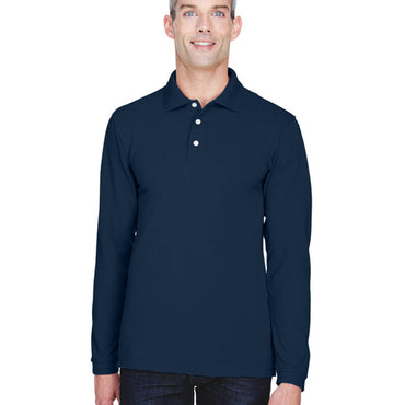 M265L Harriton Men's 5.6 oz. Easy Blend™ Long-Sleeve Polo