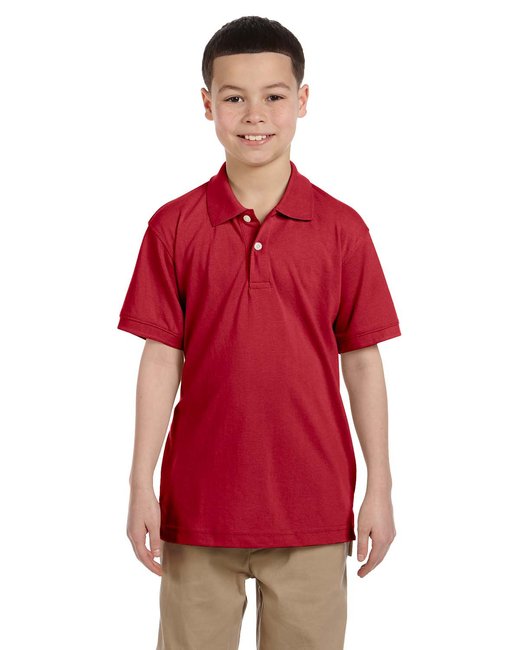 M265Y Harriton Youth 5.6 oz. Easy Blend™ Polo