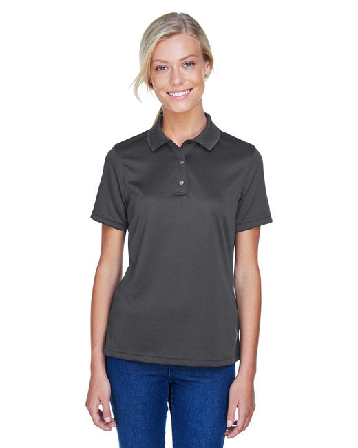 M345W Harriton Ladies' Advantage Snag Protection Plus IL Snap Placket Polo