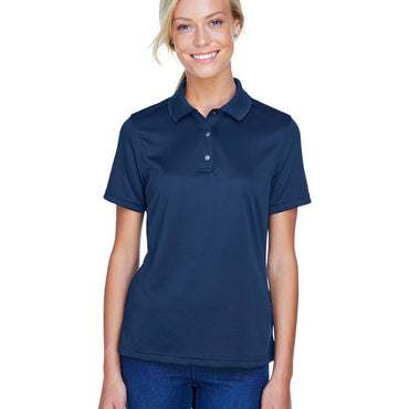 M345W Harriton Ladies' Advantage Snag Protection Plus IL Snap Placket Polo