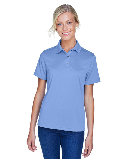 M345W Harriton Ladies' Advantage Snag Protection Plus IL Snap Placket Polo