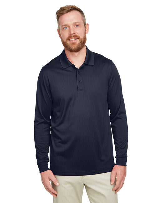 M348LT Harriton Men's Tall Advantage Long Sleeve Snag Protection Plus IL Polo