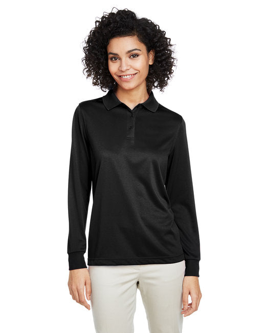 M348LW Harriton Ladies' Advantage Snag Protection Plus IL Long Sleeve Polo