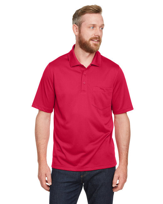 M348P Harriton Men's Advantage Snag Protection Plus IL Pocket Polo