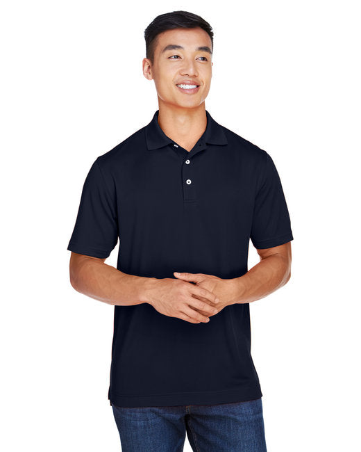 M353 Harriton Men's Double Mesh Polo