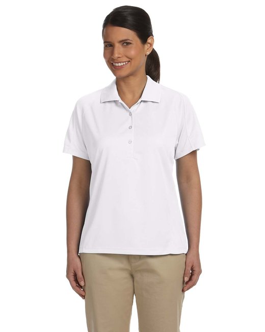 M374W Harriton Ladies' 3.8 oz. Polytech Mesh Insert Polo