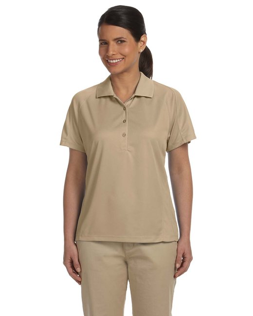 M374W Harriton Ladies' 3.8 oz. Polytech Mesh Insert Polo