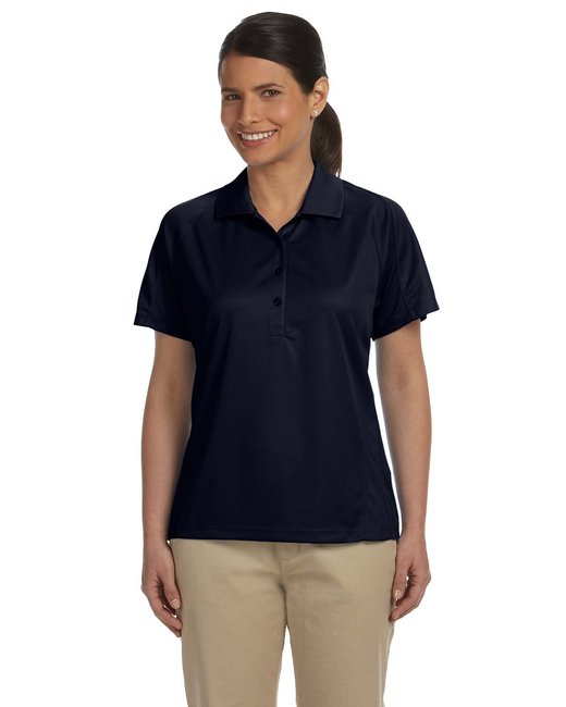 M374W Harriton Ladies' 3.8 oz. Polytech Mesh Insert Polo