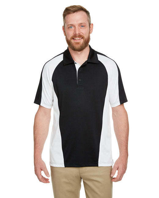 M385 Harriton Men's Advantage Snag Protection Plus IL Colorblock Polo