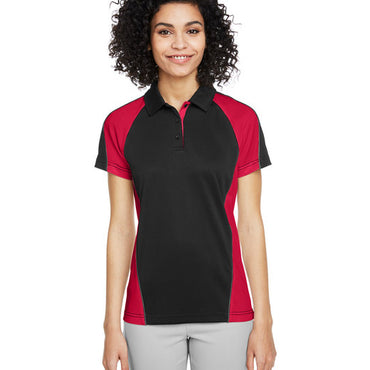 M385W Harriton Ladies' Advantage Snag Protection Plus IL Colorblock Polo