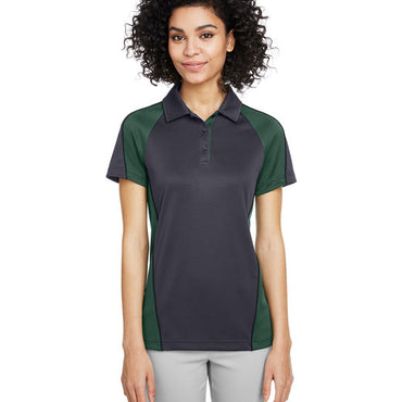 M385W Harriton Ladies' Advantage Snag Protection Plus IL Colorblock Polo