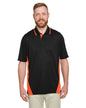 M386T Harriton Men's Tall Flash Snag Protection Plus IL Colorblock Polo