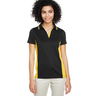 M386W Harriton Ladies' Flash Snag Protection Plus IL Colorblock Polo