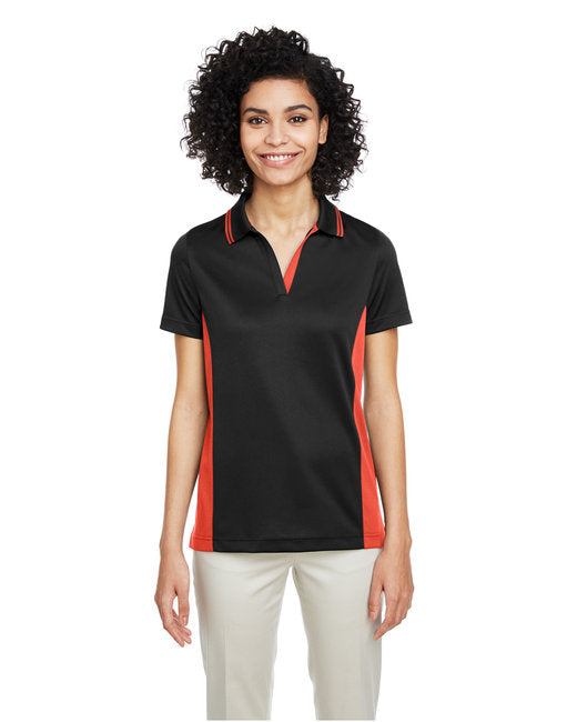 M386W Harriton Ladies' Flash Snag Protection Plus IL Colorblock Polo