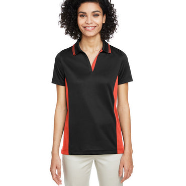 M386W Harriton Ladies' Flash Snag Protection Plus IL Colorblock Polo