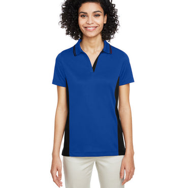 M386W Harriton Ladies' Flash Snag Protection Plus IL Colorblock Polo