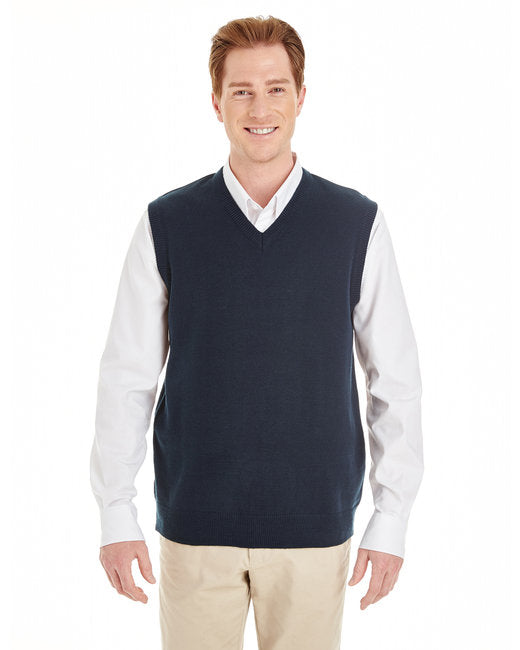 M415 Harriton Men's Pilbloc™ V-Neck Sweater Vest