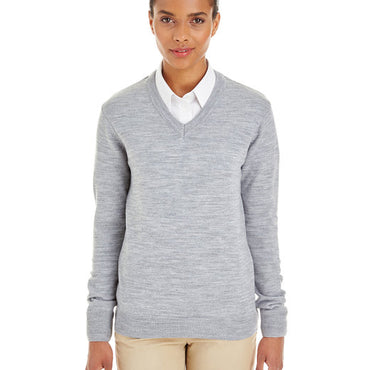 M420W Harriton Ladies' Pilbloc™ V-Neck Sweater