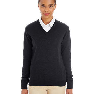 M420W Harriton Ladies' Pilbloc™ V-Neck Sweater